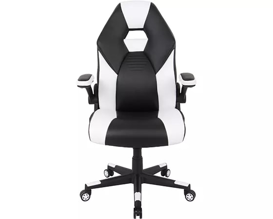 Office Depot RS Gaming RGX Faux Leather High-Back Gaming Chair, Black/White  | Lenovo US