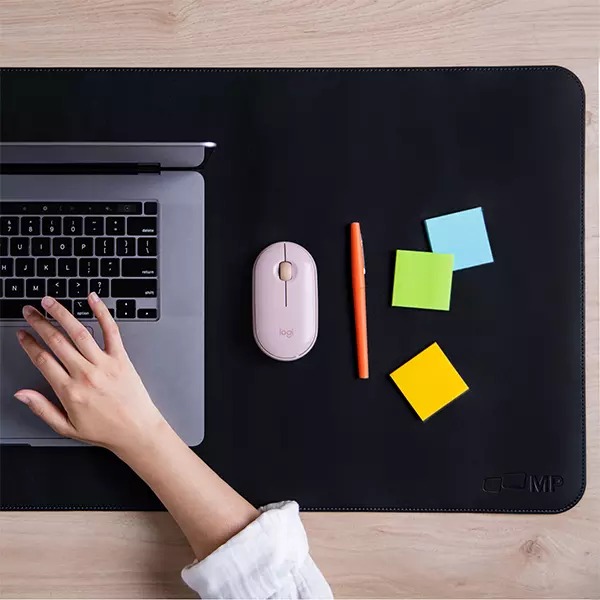 Enhance Workspace: Mobile Pixels PU Leather Desk Mat | 78362461