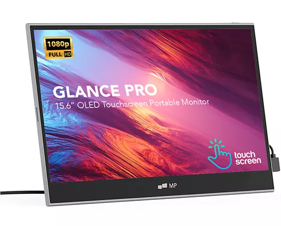 Glance Plus OLED Portable Touch Screen Monitor for Laptop