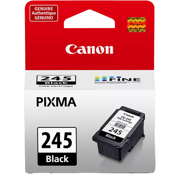 Canon PG245 Ink Cartridge for Select PIXMA Printers - Black