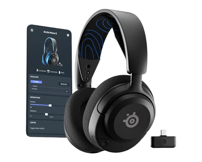 SteelSeries Arctis Nova 5P Wireless Gaming Headset - Black