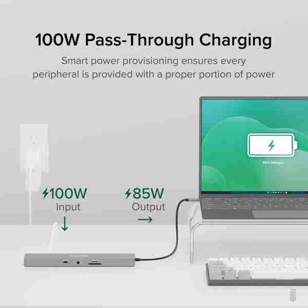Plugable 11-in-1 USB-C Hub with 100W Pass-Through | 78808729