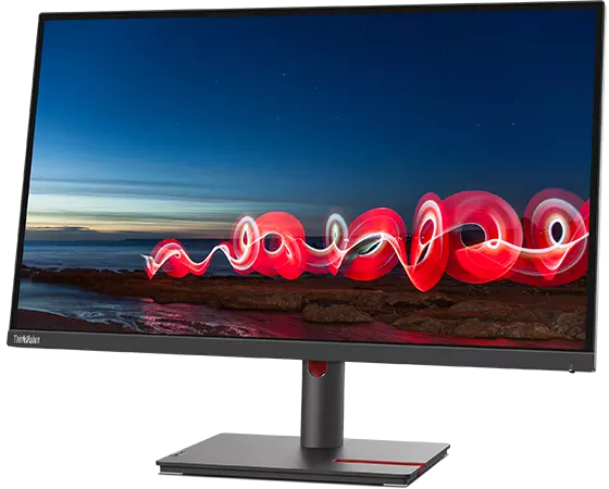 Lenovo ThinkVision T27h-30 Front Facing Left Normal Position