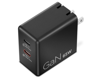 Lenovo純正USB-C周辺機器モデル70008 65wType-C充電器付き Lenovo 65W デュアルUSB Type-C GaN ACアダプター | 40AW065BUS