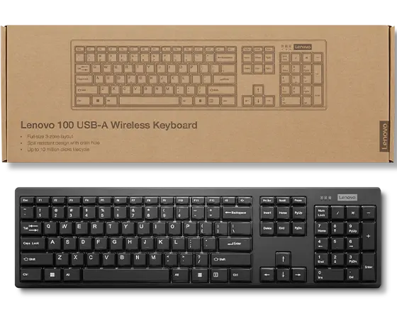 Lenovo 100 USB-A Wireless Keyboard