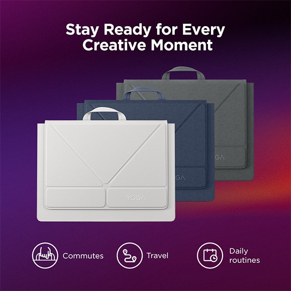 Lenovo Yoga 16-Inch Tote Sleeve (Luna Grey) | GX41U86728 | Lenovo US