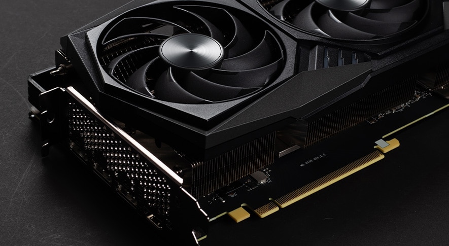 グラボ用にビデオメモリー「VRAM」を搭載