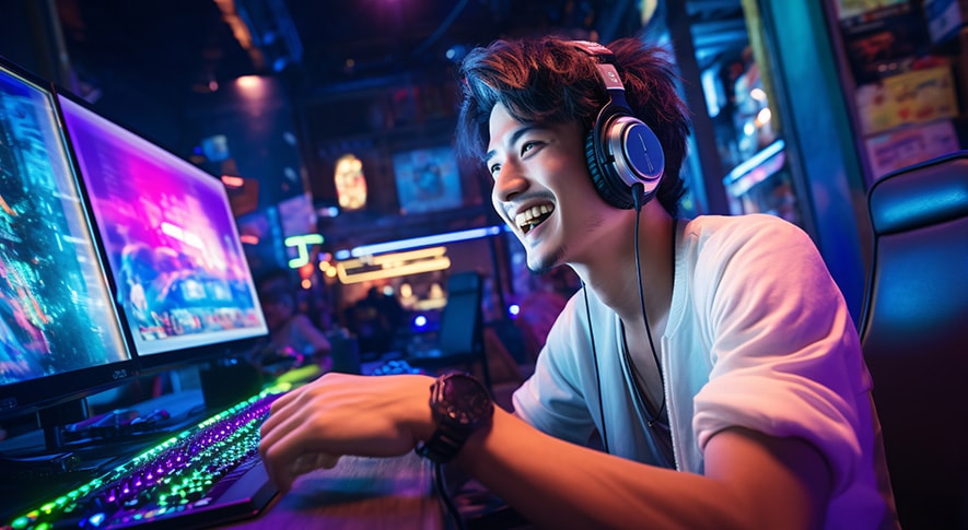 ゲーミングキーボードで遊びやすさがアップ