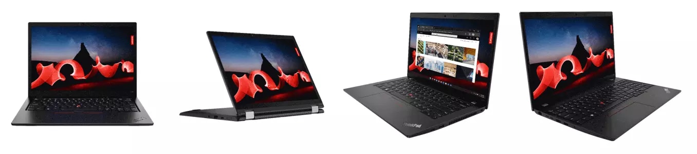 （左から）ThinkPad L13 Gen 4 / ThinkPad L13 Yoga Gen 4 / ThinkPad L14 Gen 4 / ThinkPad L15 Gen 4