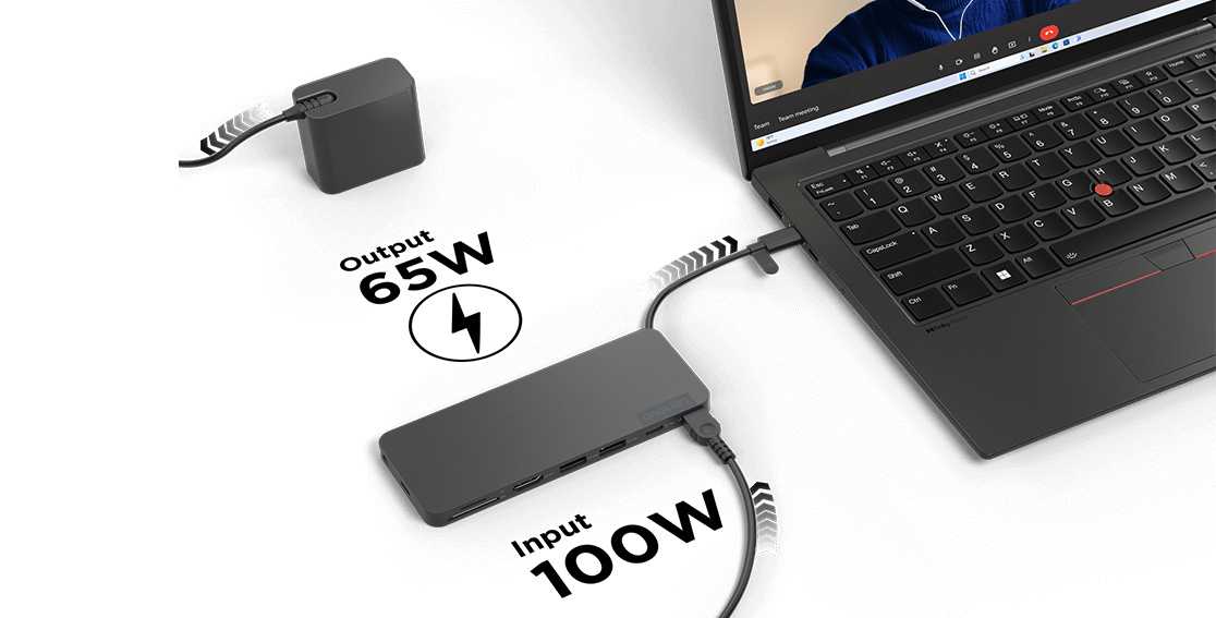 Lenovo USB Type-C スリム トラベルドック | 4X11N40212 | レノボ・ ジャパン