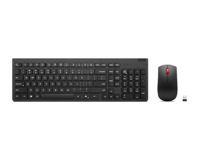 Lenovo エッセンシャル ワイヤレス キーボード&マウス 2 - 英語
