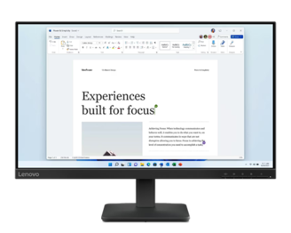 Lenovo Win11 快適デスクトップ 23.8'モニター 取説 フルセット レビュー】23.8インチフルHDディスプレイを使っている人は今すぐ4K