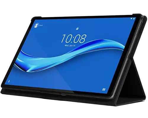 Avizar Housse Pour Lenovo Tab M10 FHD Plus Gen 2 Cuir Satiné Porte cartes  Fonction Support Noir - Etui tablette - LDLC