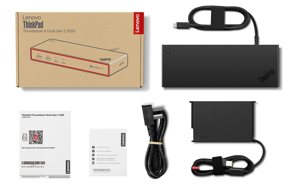 ThinkPad Thunderbolt 4 ドック Gen 2 7000 | 40BG0135JP