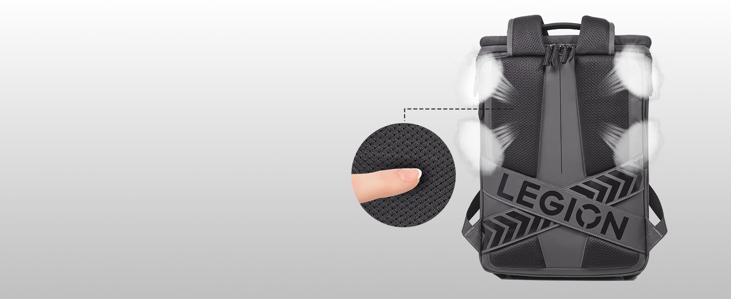 תיק גב למחשב "16 Legion Armored Gaming Backpack GB900 מבית Lenovo