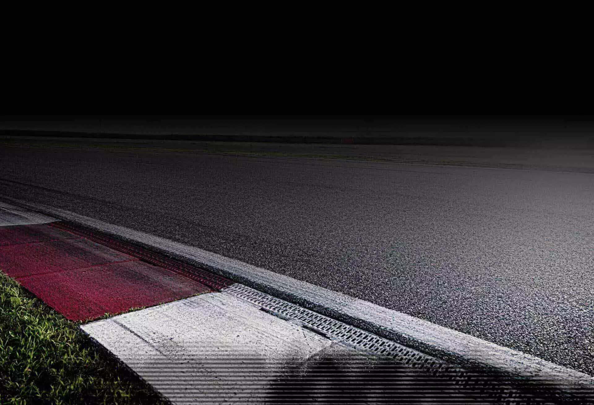 Detailní obrázek závodní dráhy