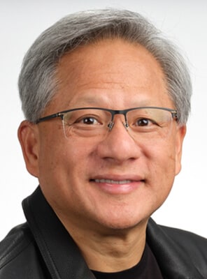 Portrait photo of Jensen Huang