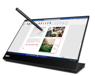 ThinkVision M14t Gen2 タッチ+ペン2 4X81H95633 ThinkVision M14t Gen 2 Touch & Portable Monitor with High