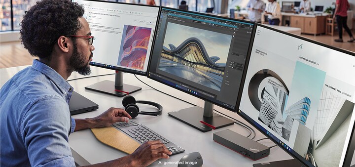 Lenovo ThinkPad Thunderbolt 4 Workstation Dock: Docking Station Premium Con Supporto 8K, 40Gbps E Alimentazione 230W Per Massima Produttività