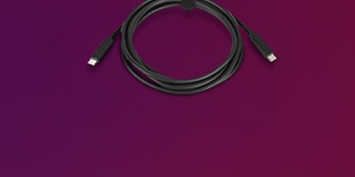 A Lenovo USB-C to USB-C Cable 2m is featured on a background.