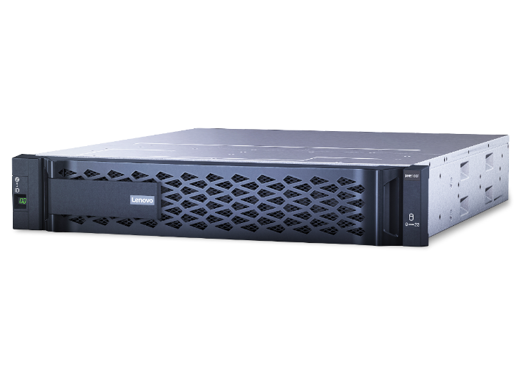 Lenovo ThinkSystem DM Series All-Flash Array - front facing left 