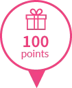 100 points Logo