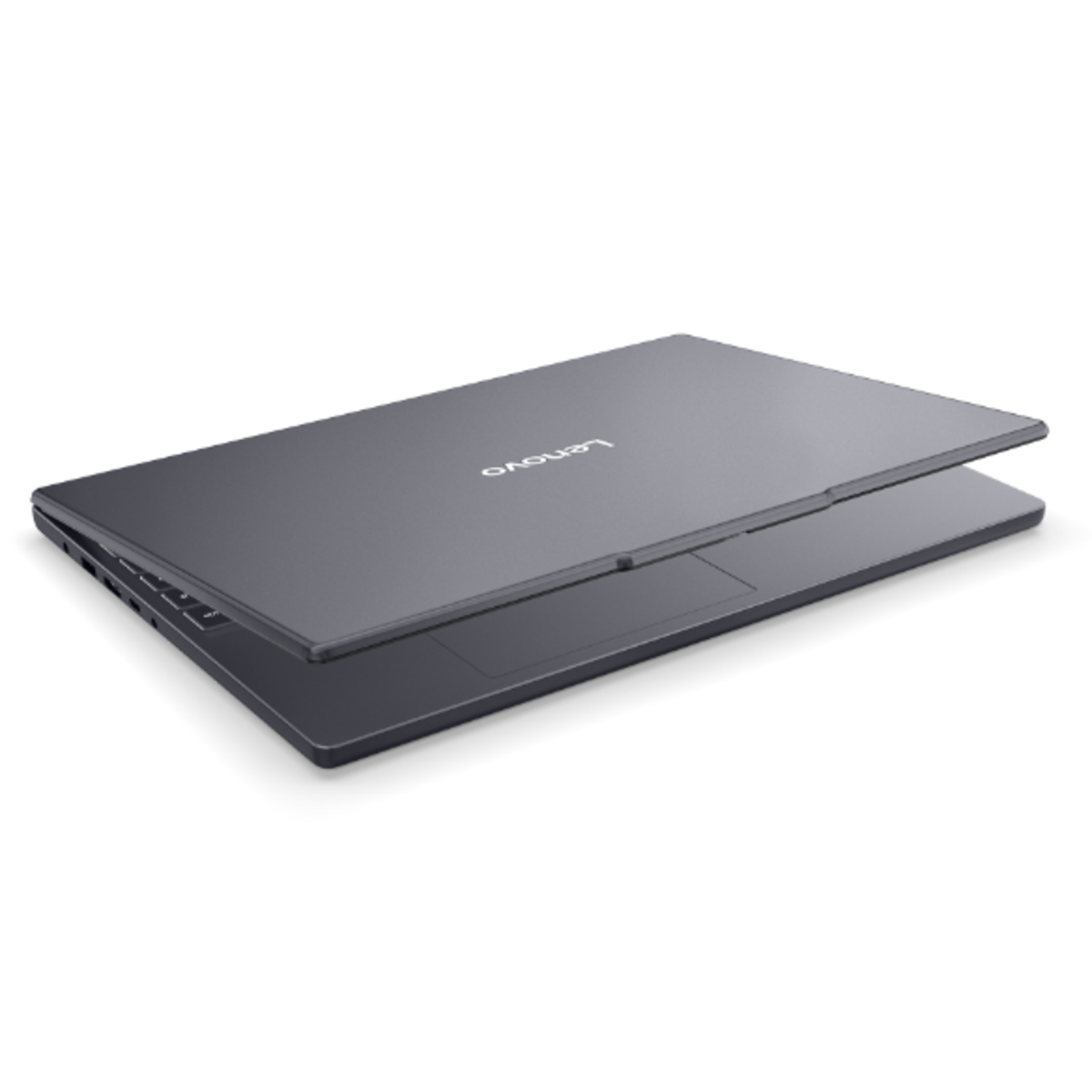 Lenovo IdeaPad Slim 3 geschlossen seitlich — schlankes Profil