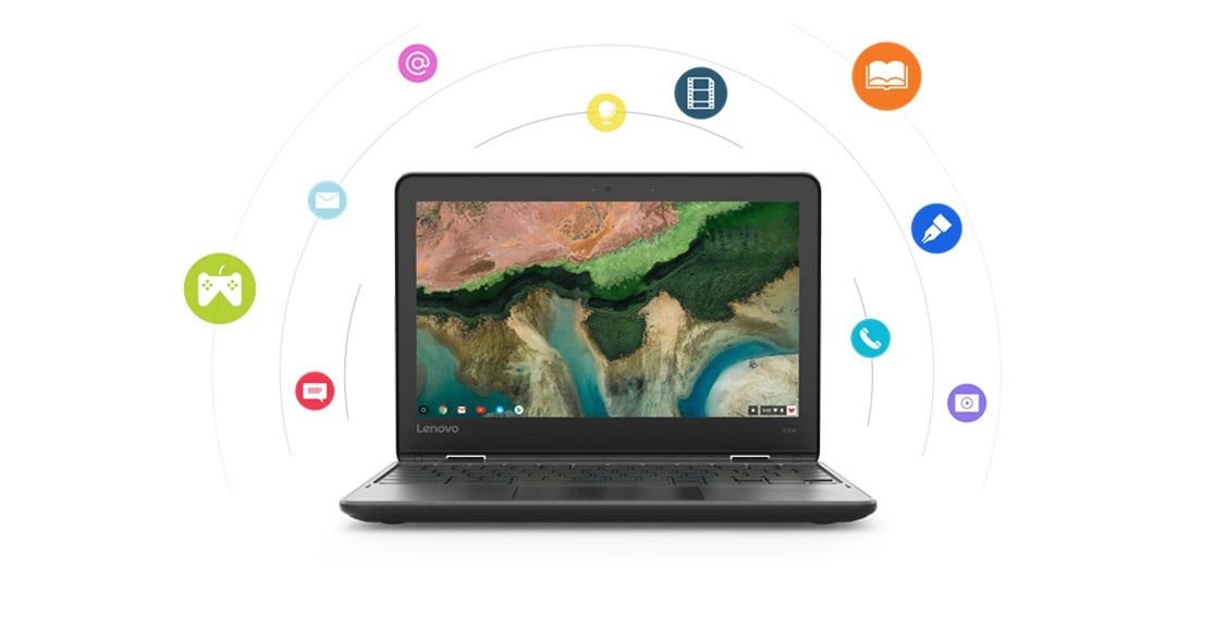 Lenovo 300e Chromebook (2nd Gen, MTK) | 11-inch device for
