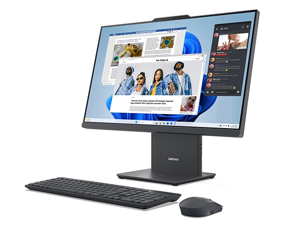 IdeaCentre AIO (24″ AMD) | Quiet, powerful with smart features 