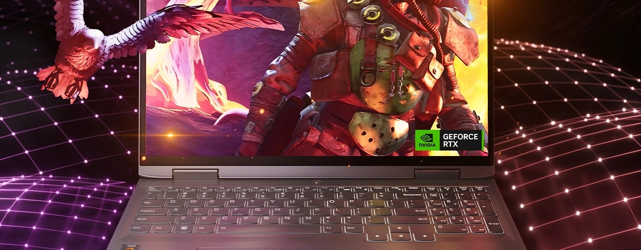 Lenovo LOQ 16APH8 laptop with NVIDIA GeForce RTX