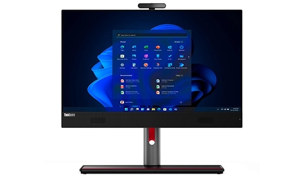 Forward-facing Lenovo ThinkCentre M90a Gen 5 (24″ Intel) all-in-one PC