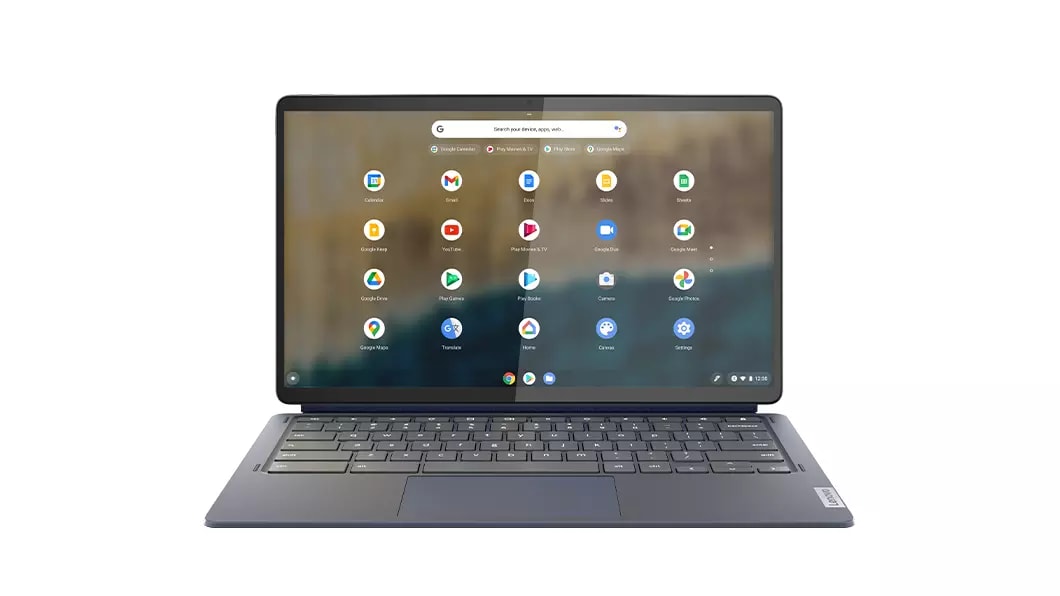 Lenovo Chromebook Duet 5 13 inch abyss blue front view