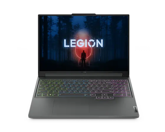 Front facing view of Lenovo Legion Slim 5 Gen 8 laptop