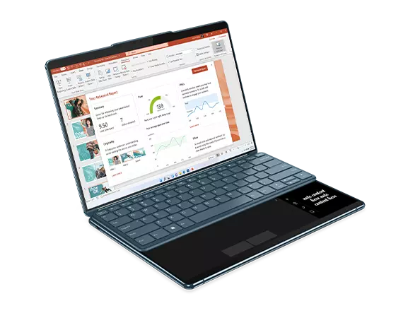 Yoga Book 9i Gen 8 (13″ Intel) front-facing rigth