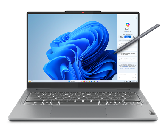 14-inch Lenovo IdeaPad 5 2-in-1 laptop powered AMD Ryzen AI 300 series processors.