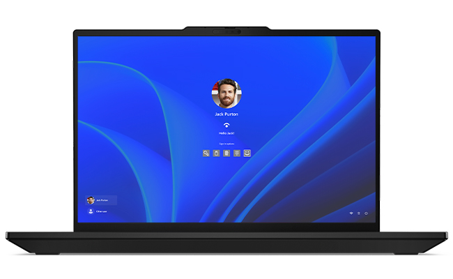 Security feature laptop