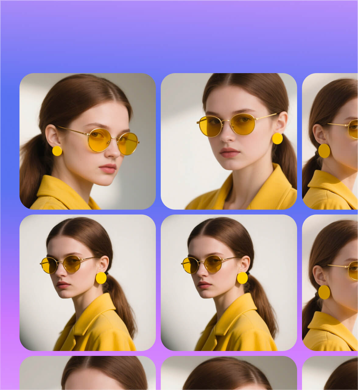 Lenovo Qira editing a photo — upscaling and removing background from a portrait
