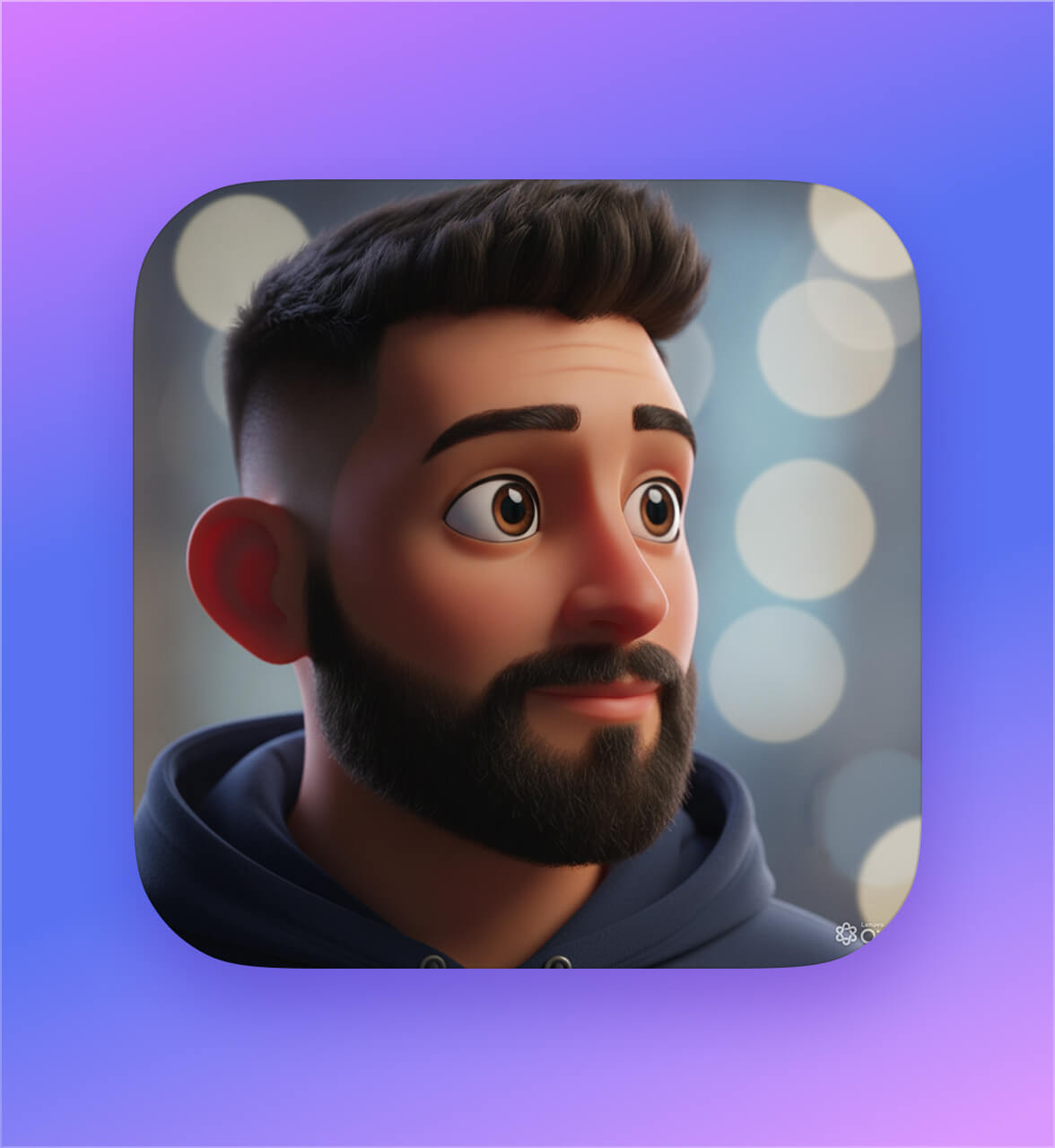Lenovo Qira avatar creator transforming a portrait photo into an anime-style illustration