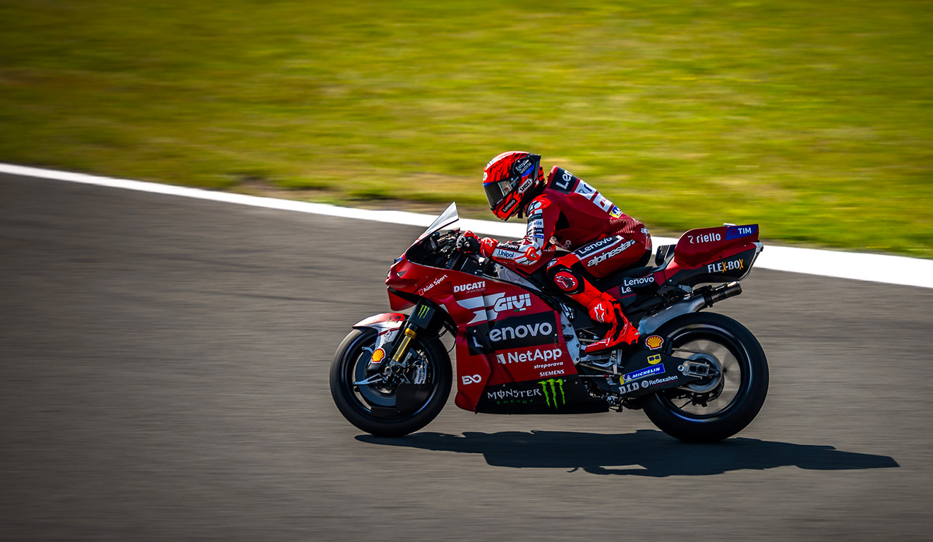 Der vollumfängliche Lenovo Support sorgt für Exzellenz im Ducati MotoGP Team.