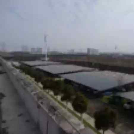 Panneaux photovoltaïques à Hefei, En Chine