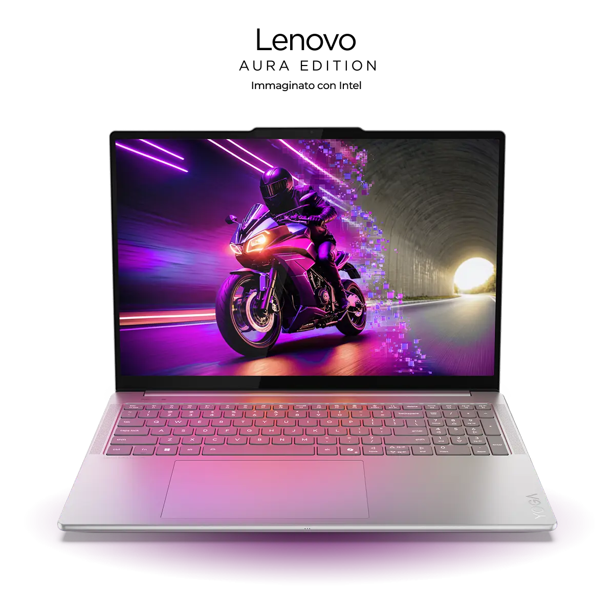 Lenovo Yoga Pro 9i Gen 10 Aura Edition (16" Intel) Processore Intel® Core™ Ultra 7 255H (E-core fino a 4,4 GHz P-core fino a 5,1 GHz)/Windows 11 Home 64/1 TB SSD M.2 2242 PCIe Gen4 TLC