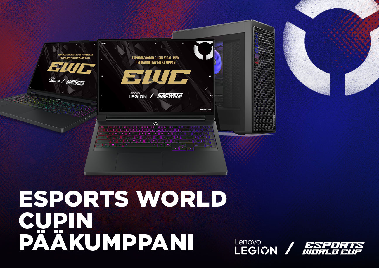 Lenovo Legion Laptops & Towers - The Official Gaming Laptop Partner of the Esports World Cup.