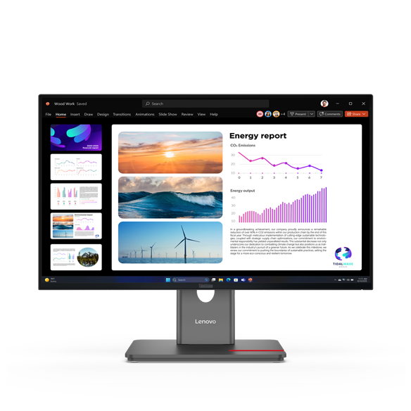 Lenovo ThinkVision P24Q-40 23,8 QHD-Monitor, 2560 x 1440