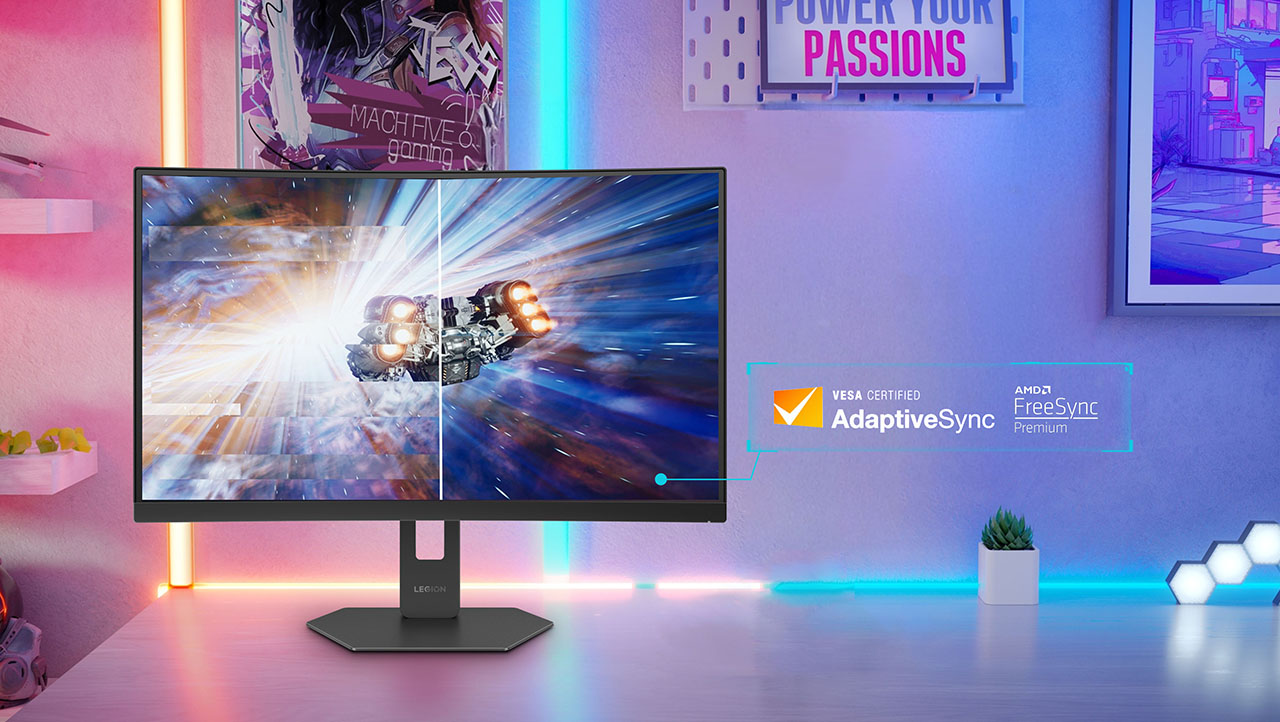Legion 27Q-2c (27型曲面/2560x1440/240Hz/VA/高さ、縦回転