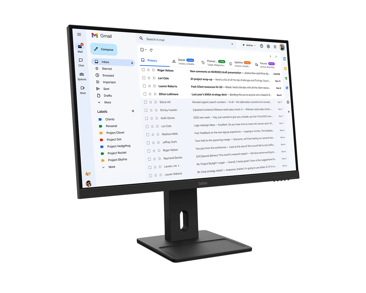 ThinkVision E27-40 27" FHD 顯示器