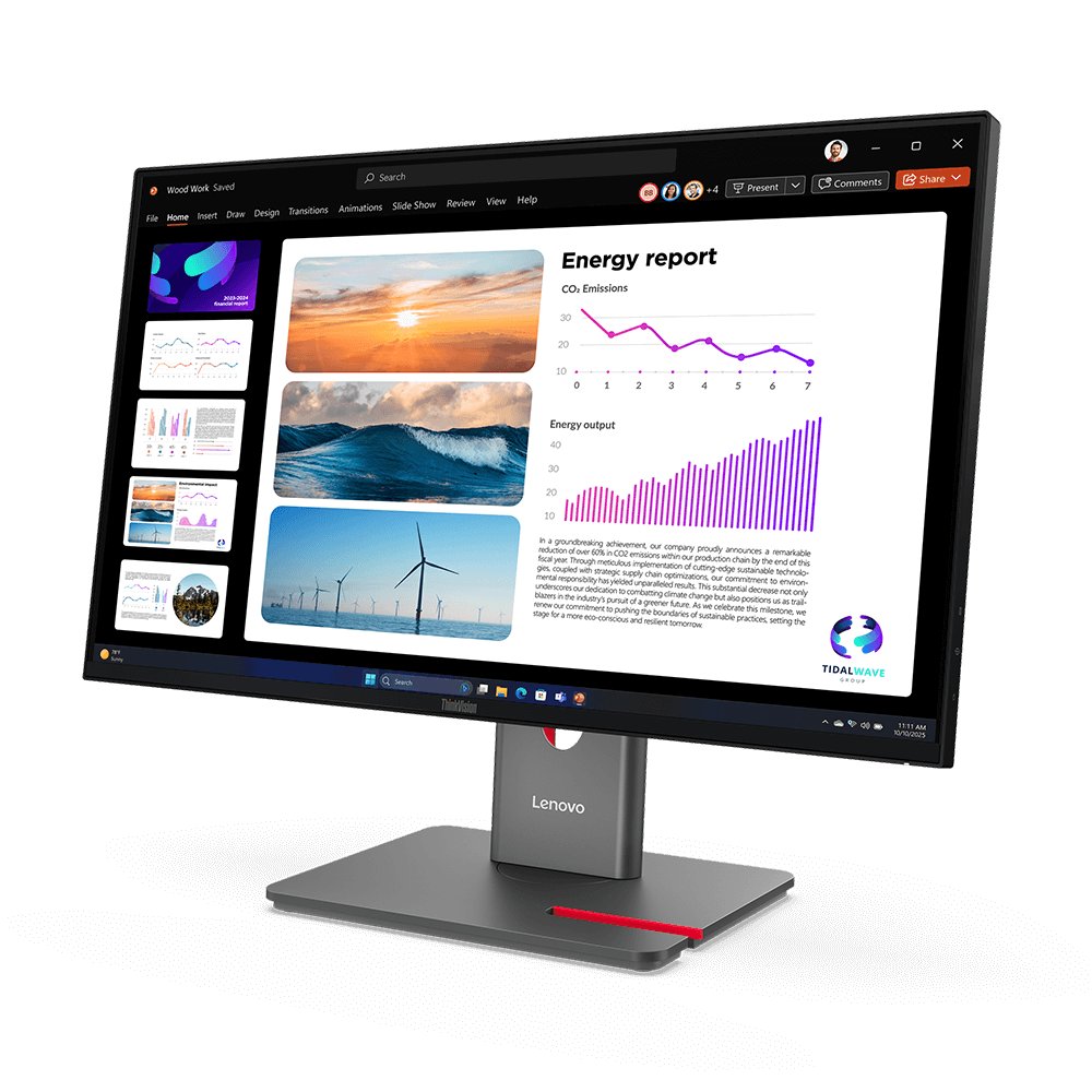 ThinkVision P24Q-40 24" QHD 顯示器
