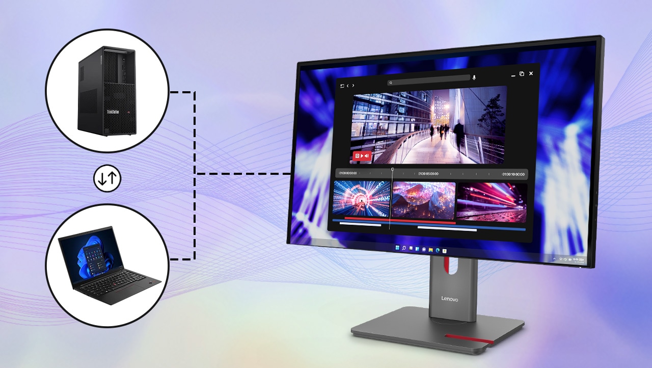 Écran Plat 27" Lenovo ThinkVision P27QD-40