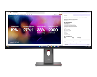 ThinkVision P40WD-40(39.7型ウルトラワイド曲面/5120×2160/IPS/USB-C ThinkVision P40WD-40(39.7型ウルトラワイド曲面/5120×2160/IPS/USB-C