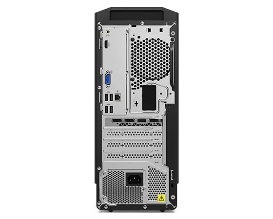 Back view of the IdeaCentre Gaming 5i Gen 6 (Intel) tower desktop, showing vents and ports