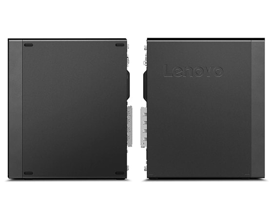 Lenovo ThinkStation P330 SFF, left and right side profiles.